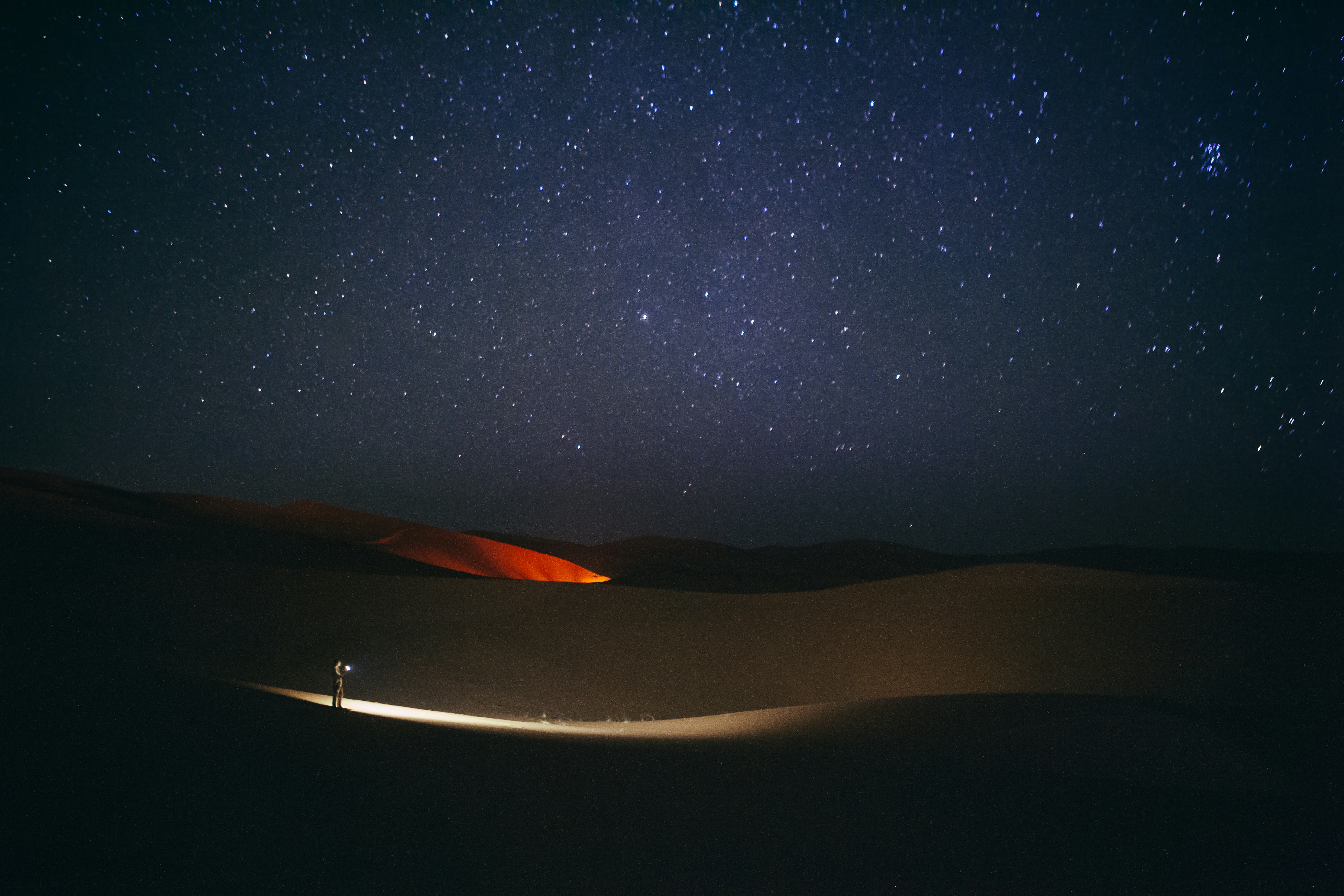Stargazing in the Sahara desert, Morocco